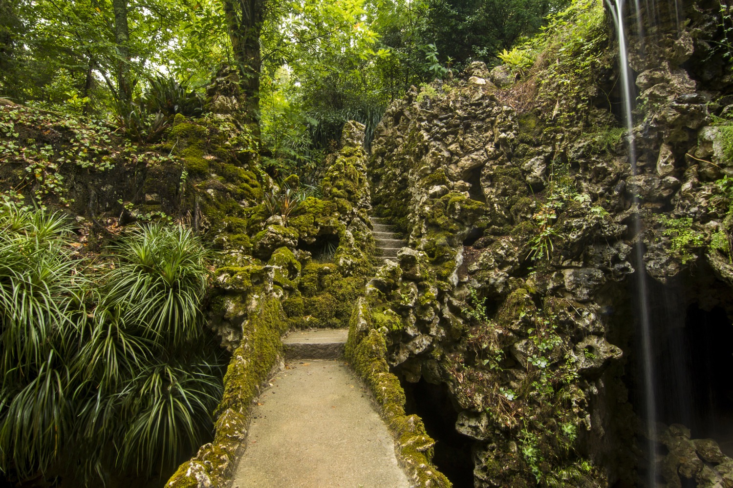 Jardín de la quinta da regaleira