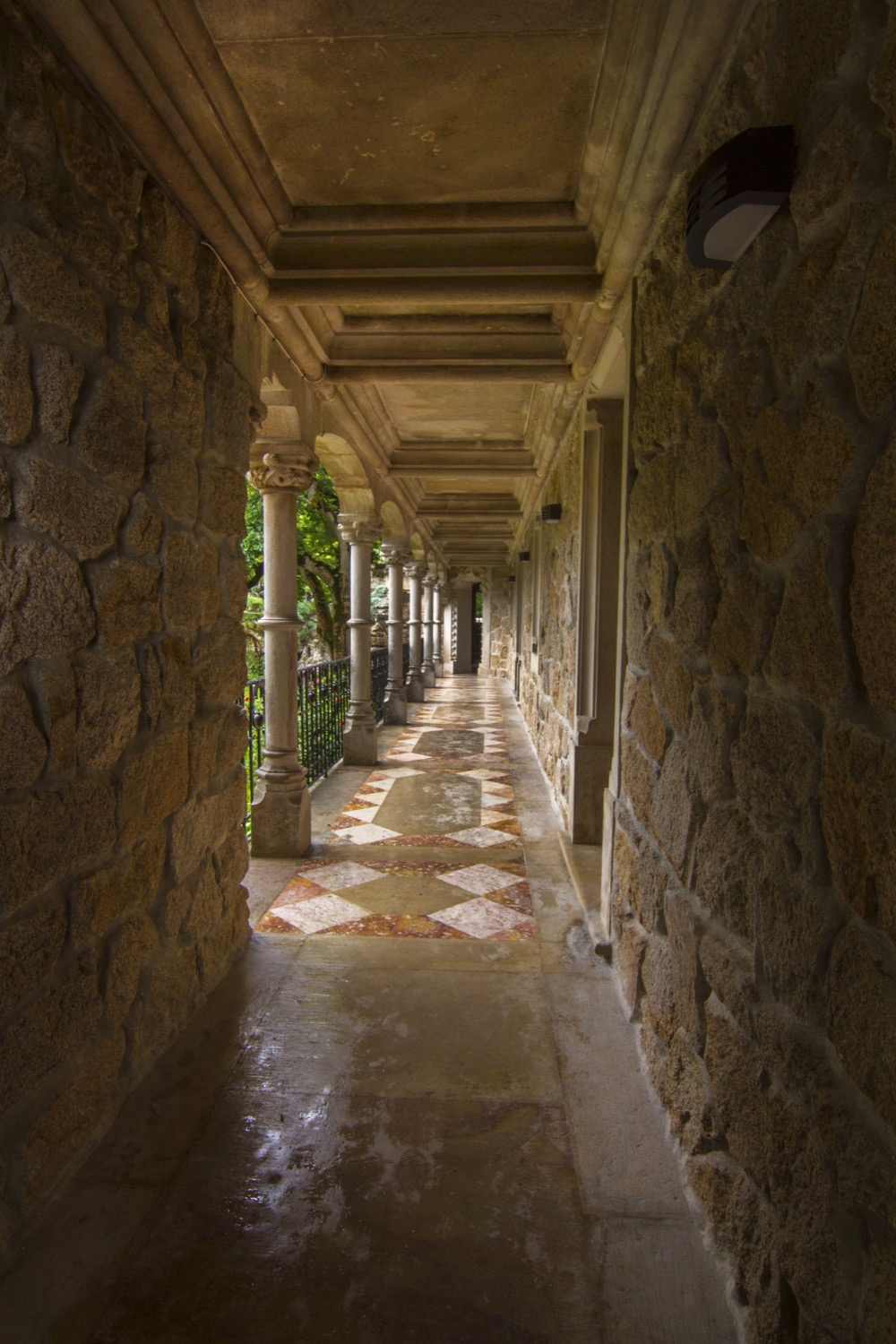 Pasillo del palacio de quinta da regaleira