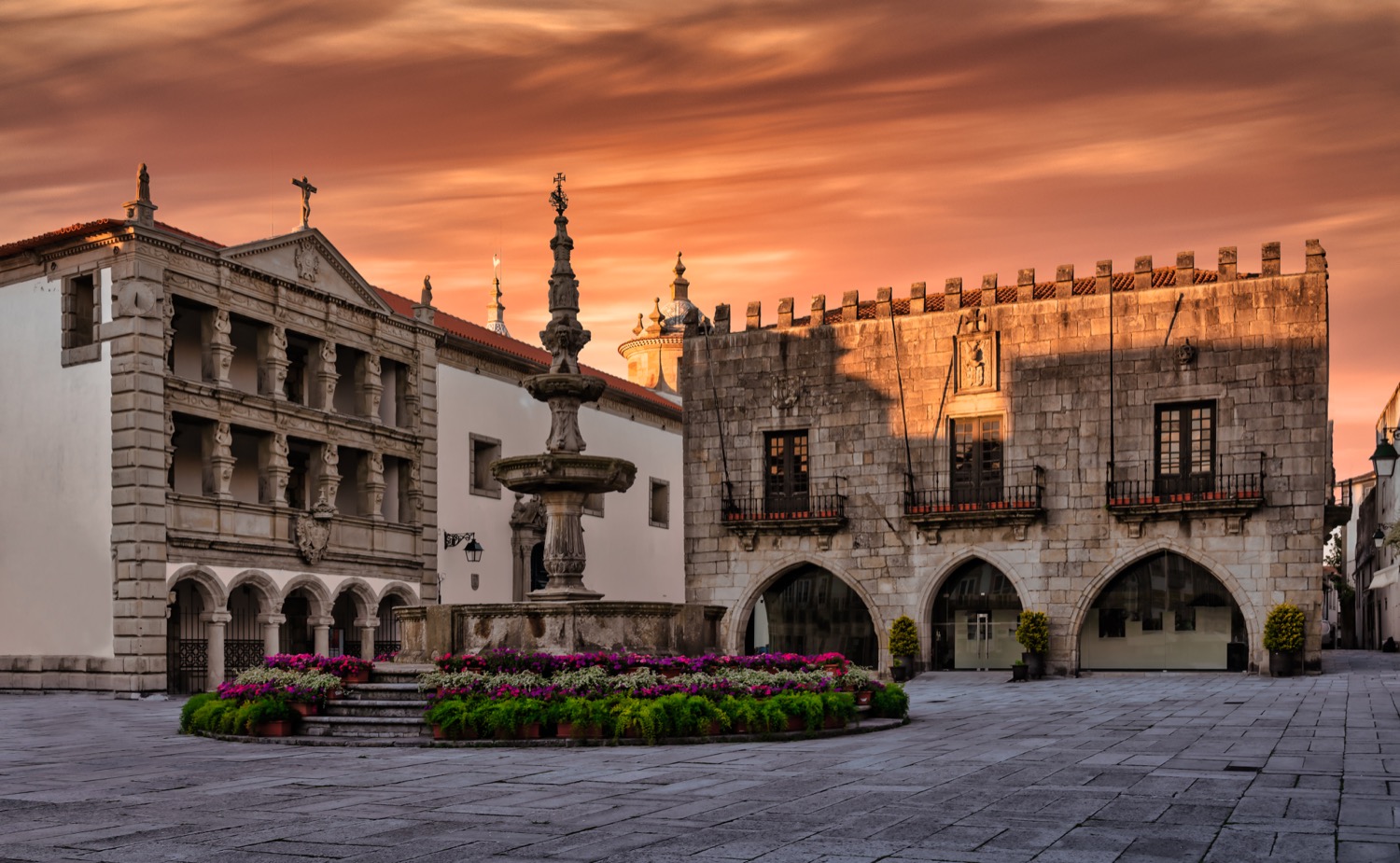 Praça da República en Viana do Castelo 