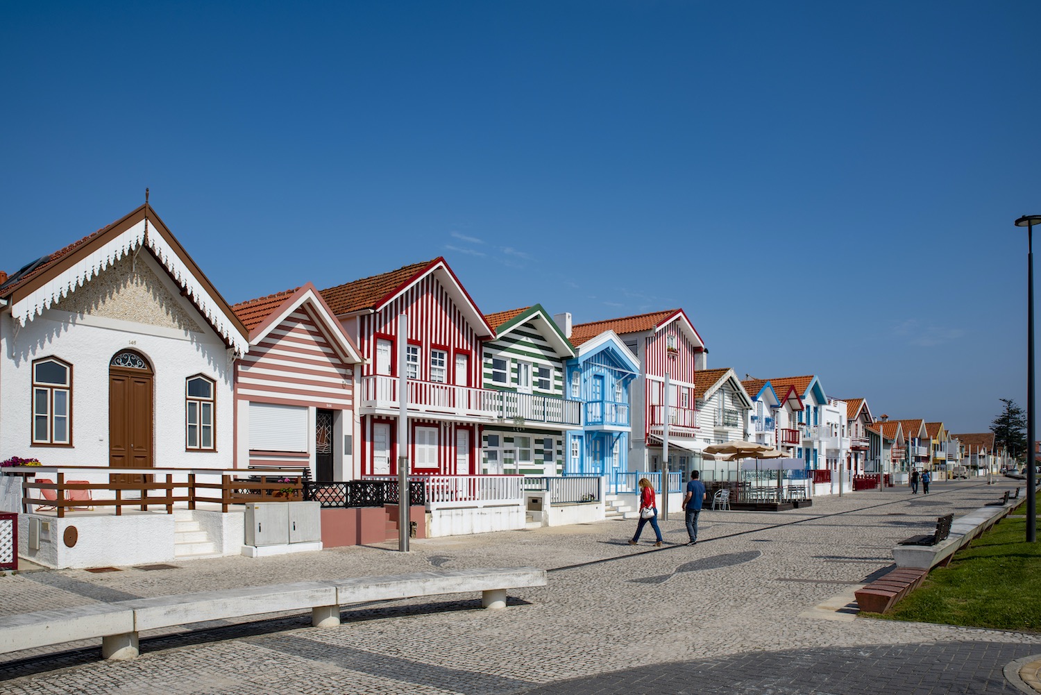 Casas de colores en Aveiro