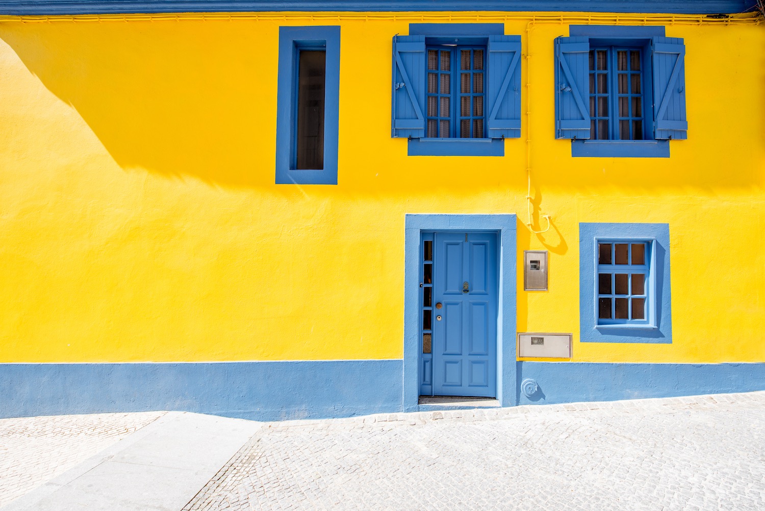 Fachada de casa en Aveiro