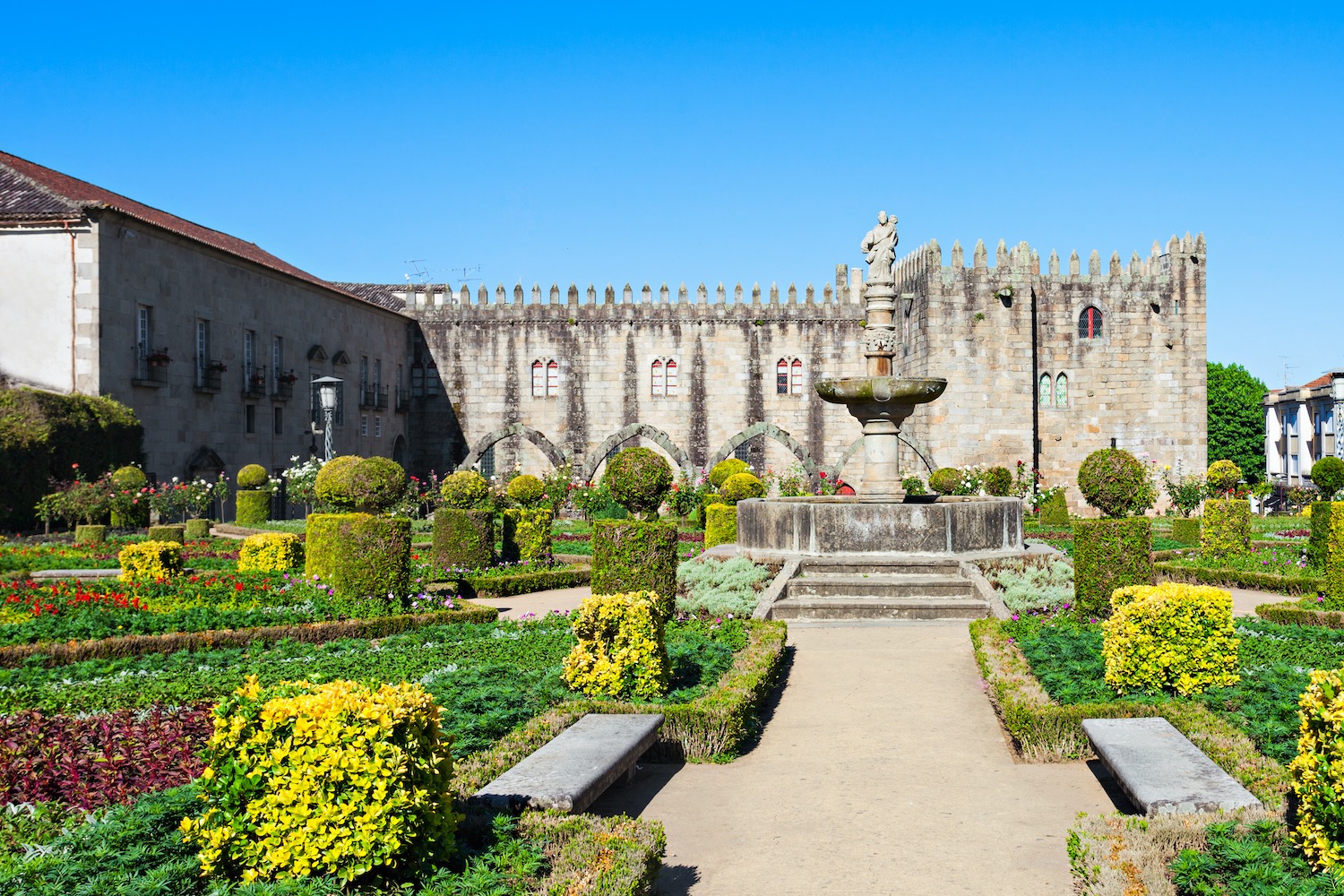Jardines de Santa Bárbara en Braga