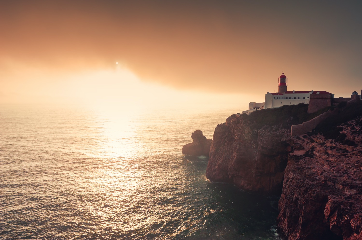 Atardecer del cabo de San Vicente