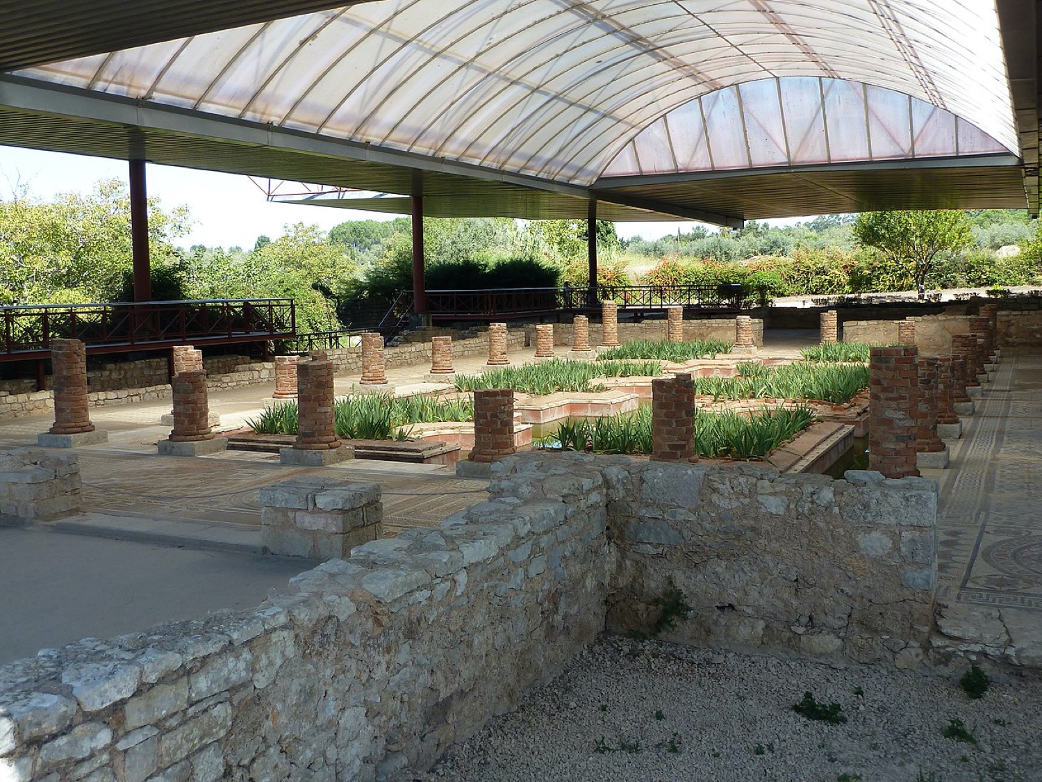 Interior de las ruinas de Conímbriga