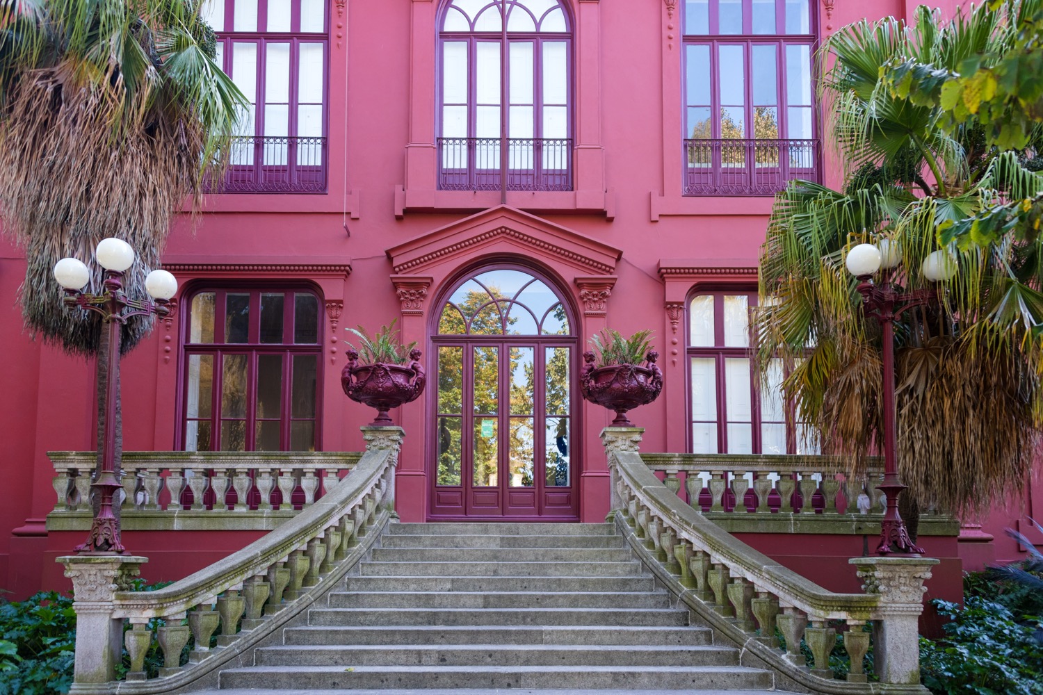 Entrada del jardín botánico de Oporto