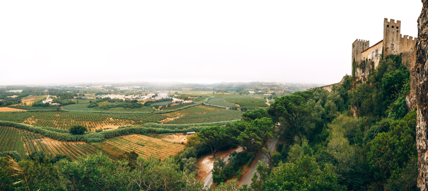 Vistas desde el castillo de obidos