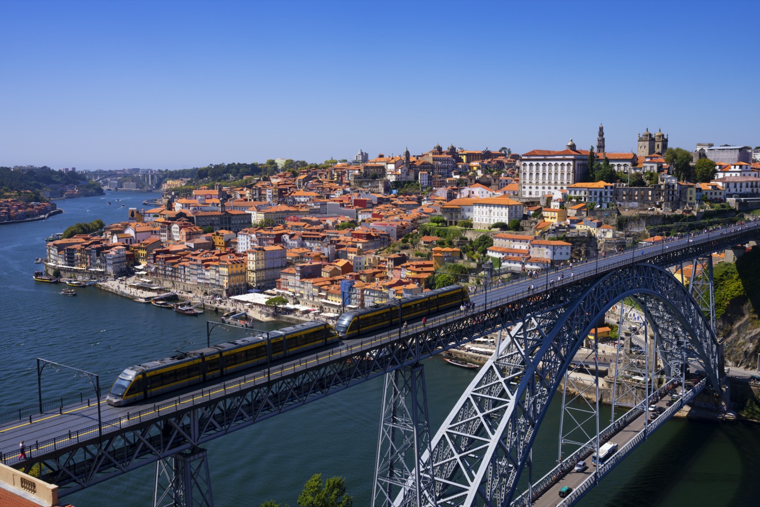 Alturas del Puente Don Luis I en Oporto