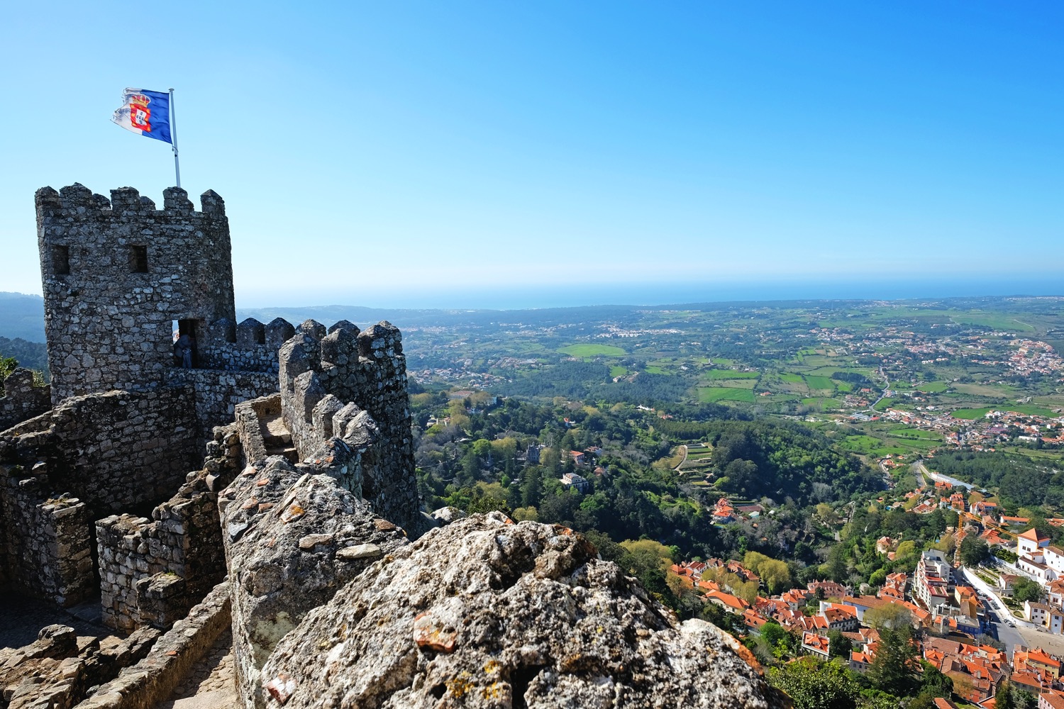 Castillo de los moros en Sintra
