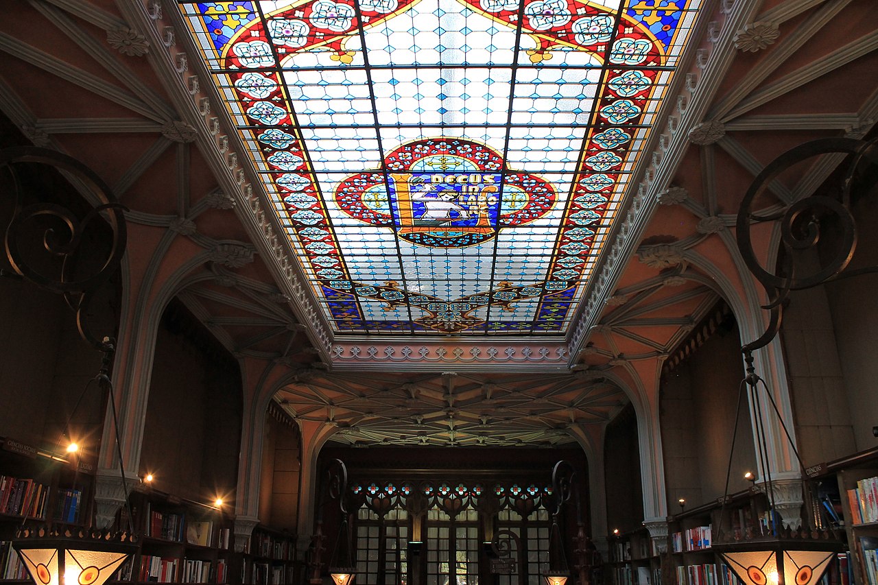 techo libreria lello