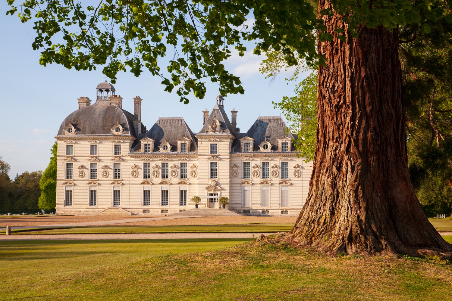 Castillo de Cheverny en el valle del loira