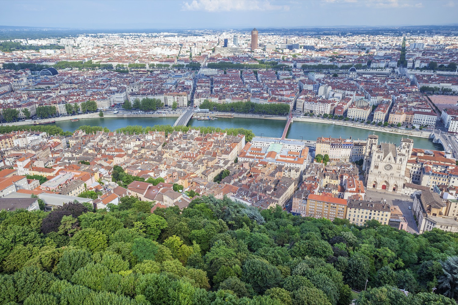 Vista panorámica de Fourvière