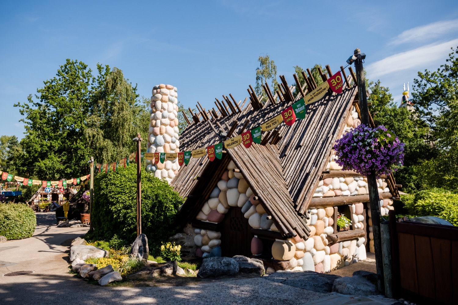 Ambientación parque asterix en francia