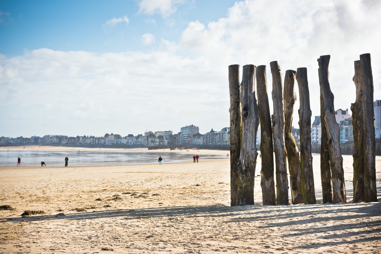 Rompeolas en Saint-Malo