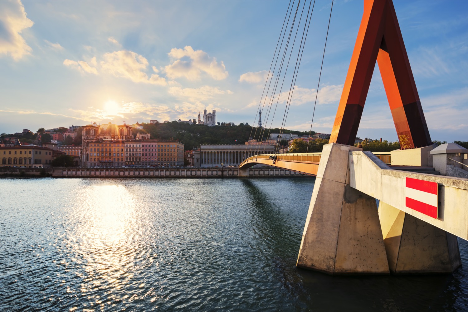 Atardecer en Vieux-Lyon