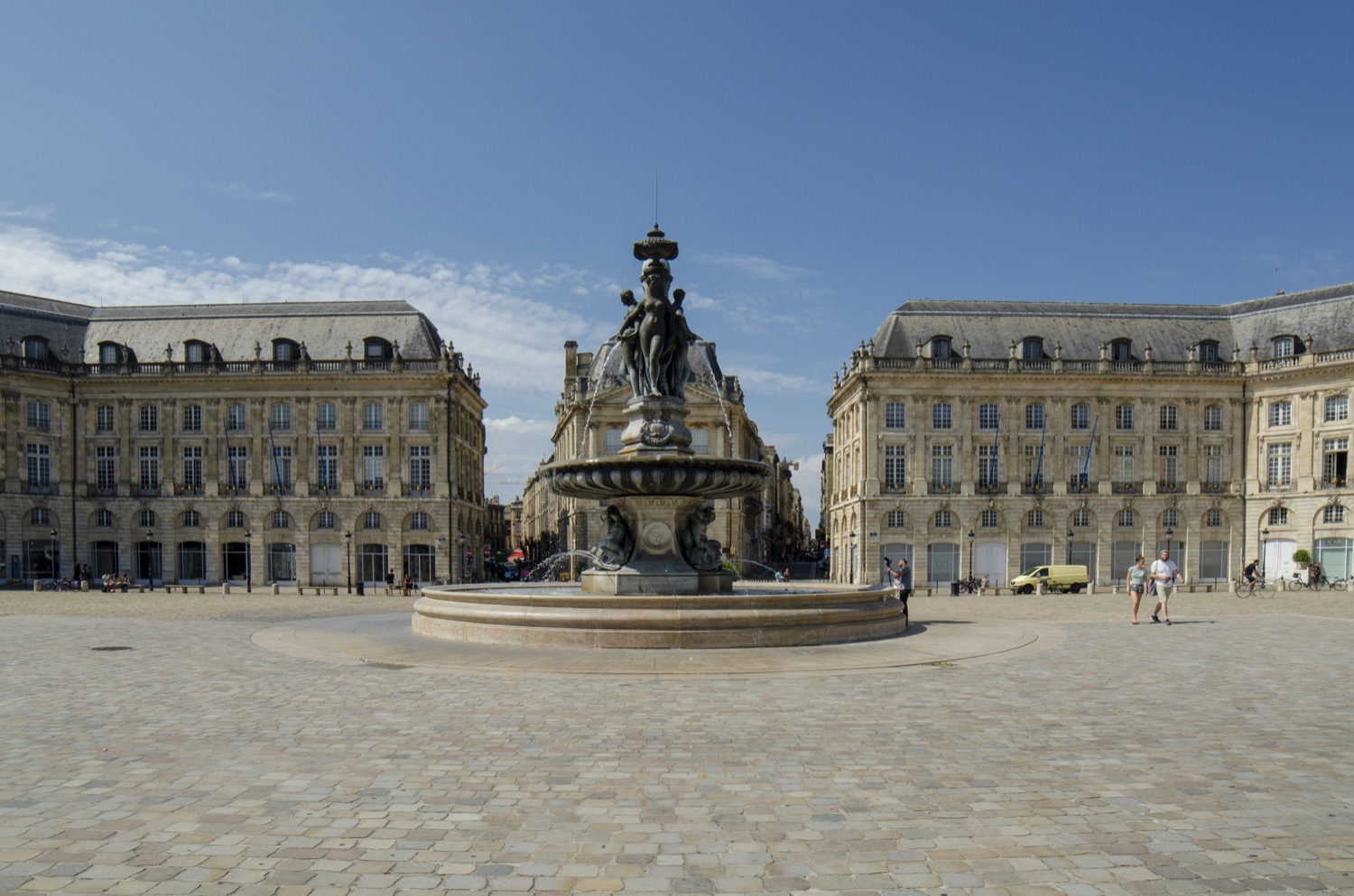 Place de la Bourse en Burdeos