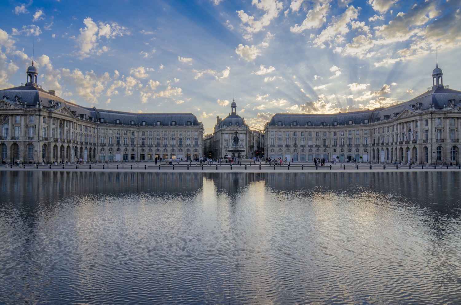 Place de la Bourse in Bordeaux