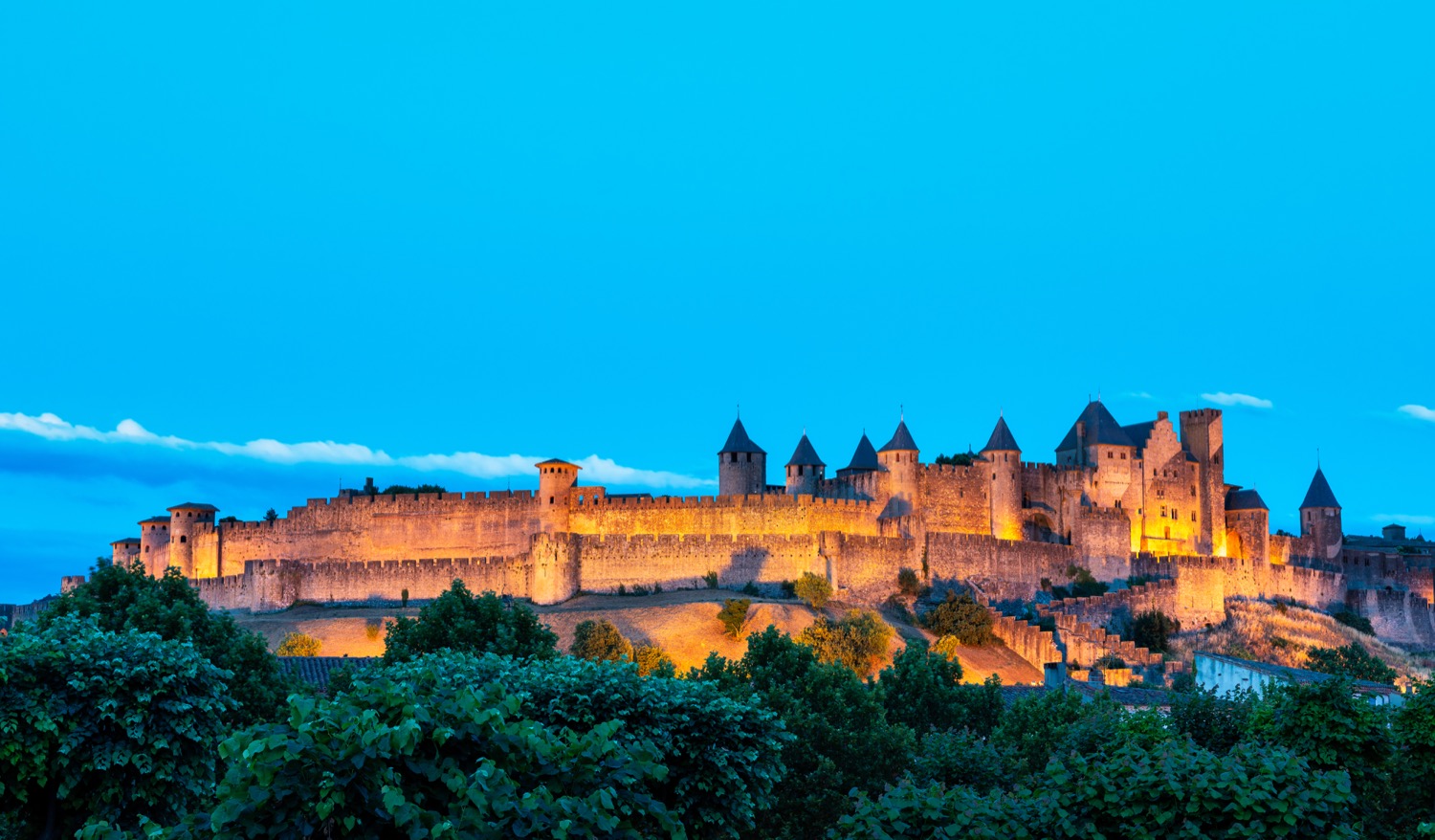 Carcassonne por la noche