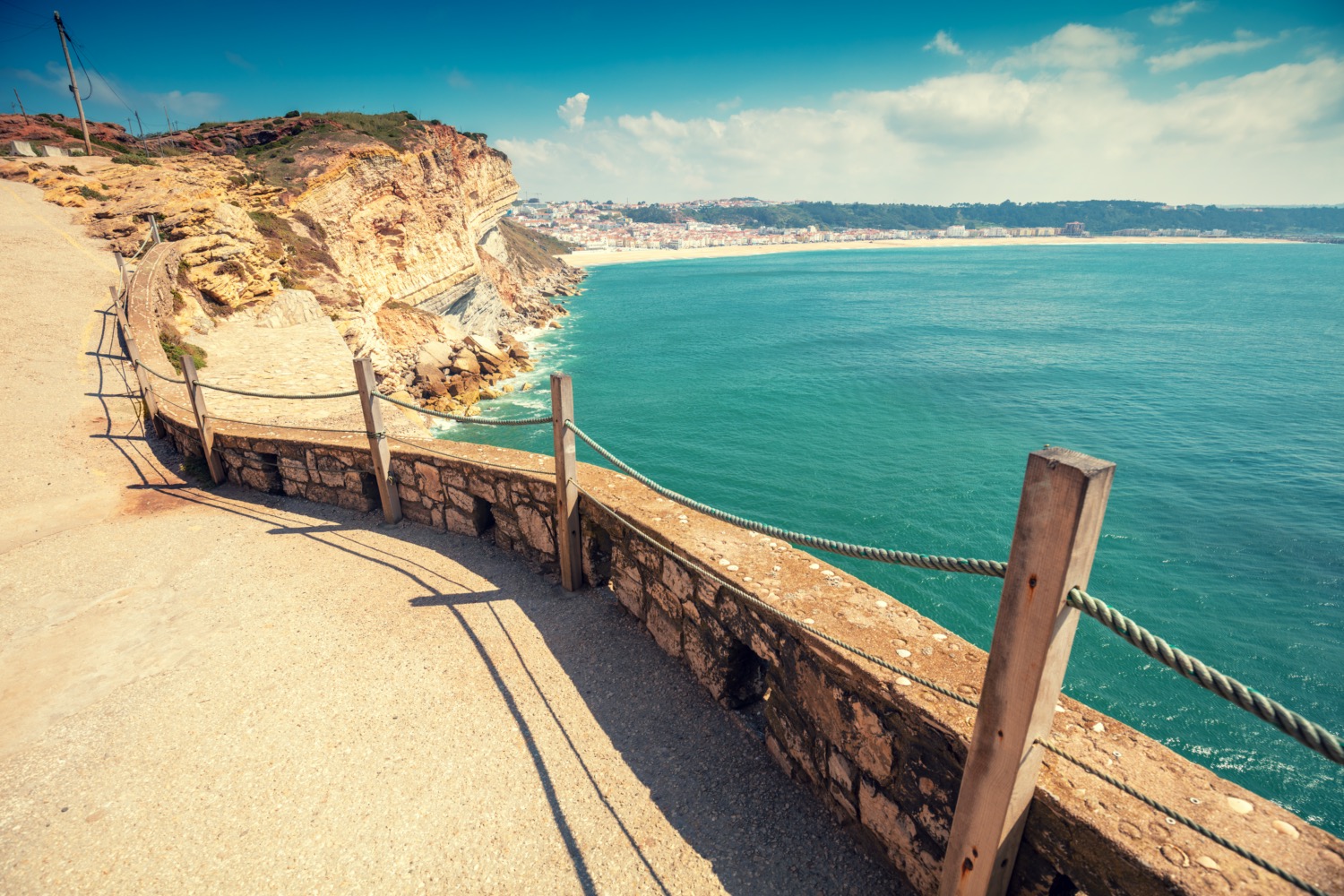 Paseo de playa en Nazaré