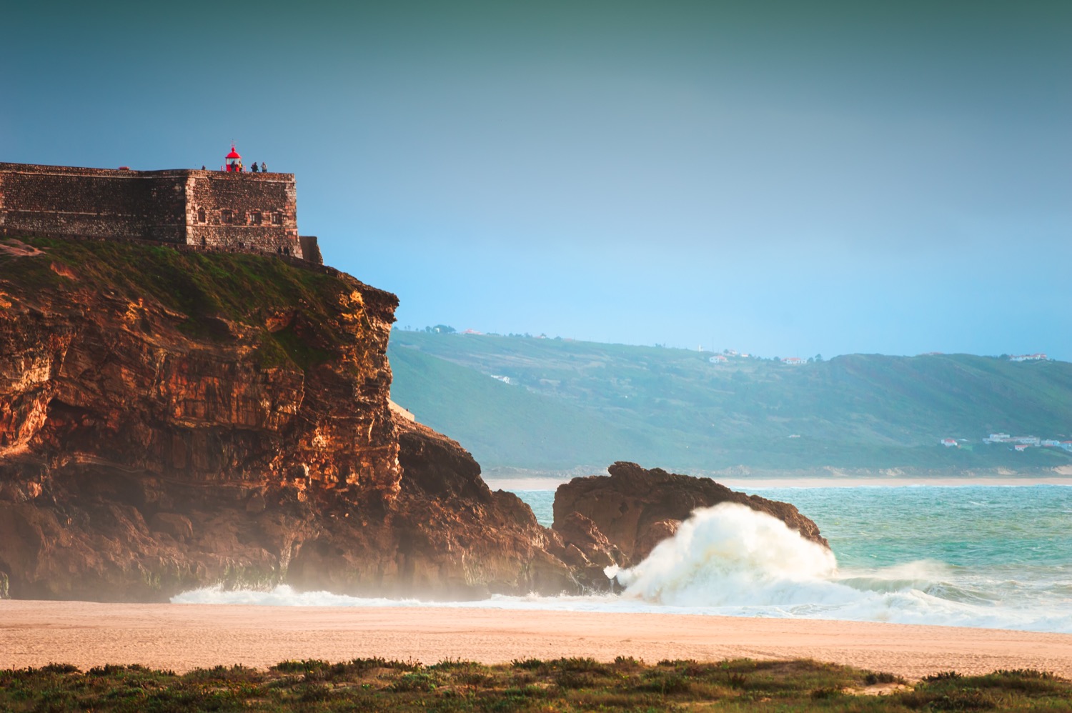 Oleaje en Nazaré