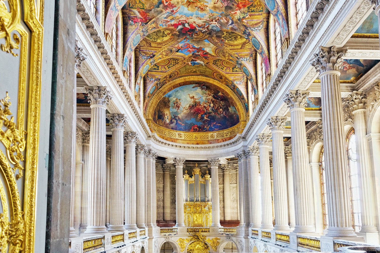 Interior del palacio de Versalles