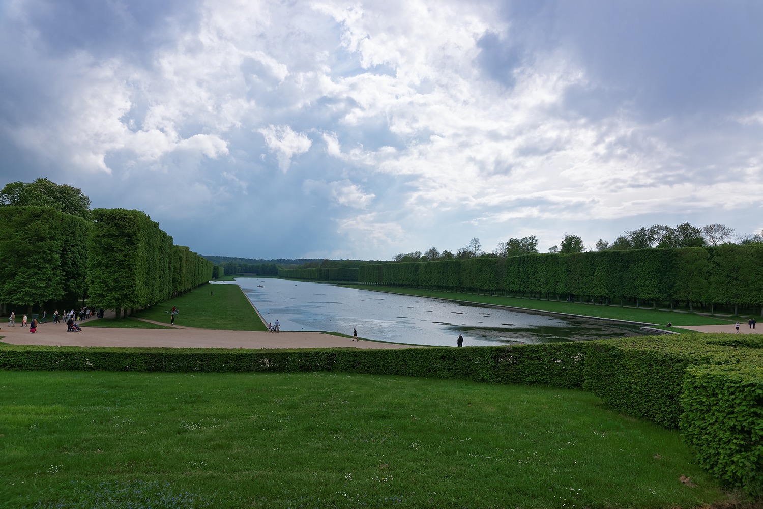 Parque en el palacio de versalles