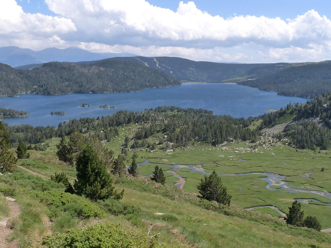 panoramica Lac des Bouillouses