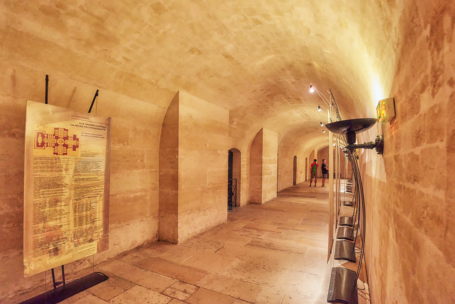 Criptas en el Panteón de París