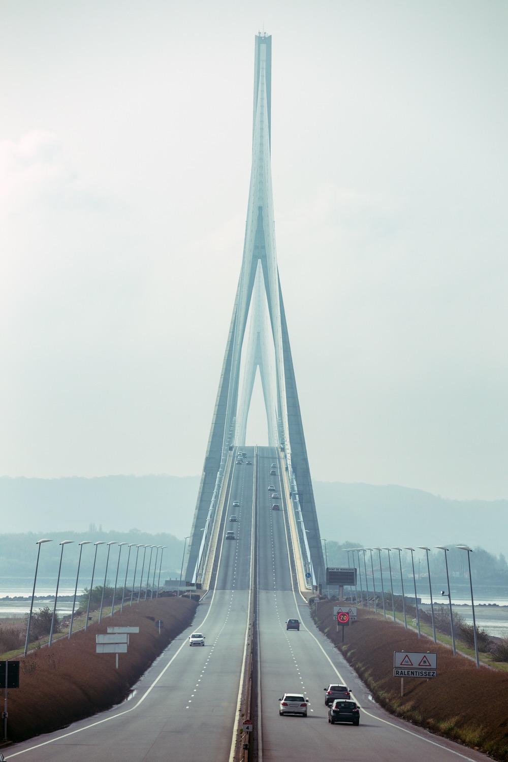 Subida del Puente de Normandía