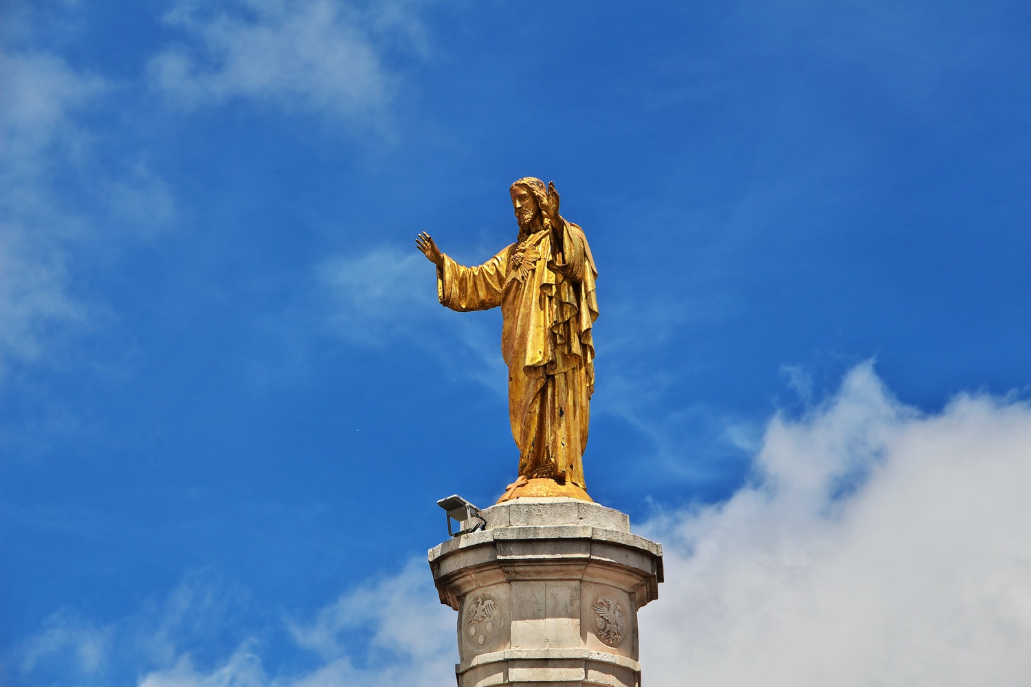 columnata en el santuario de fátima