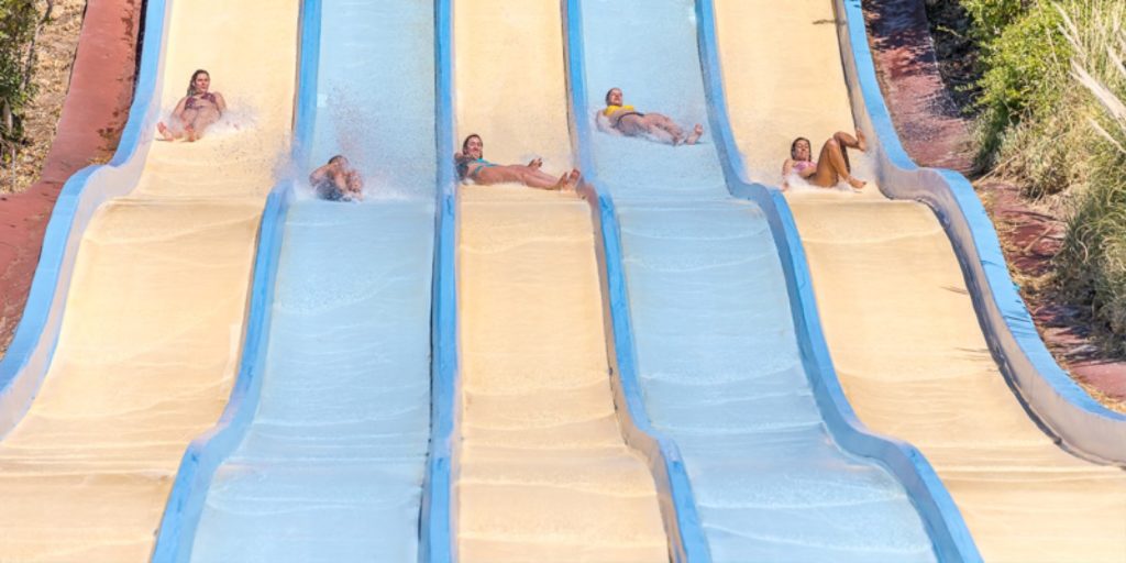 Togobanes para niños en el aquopolis de madrid