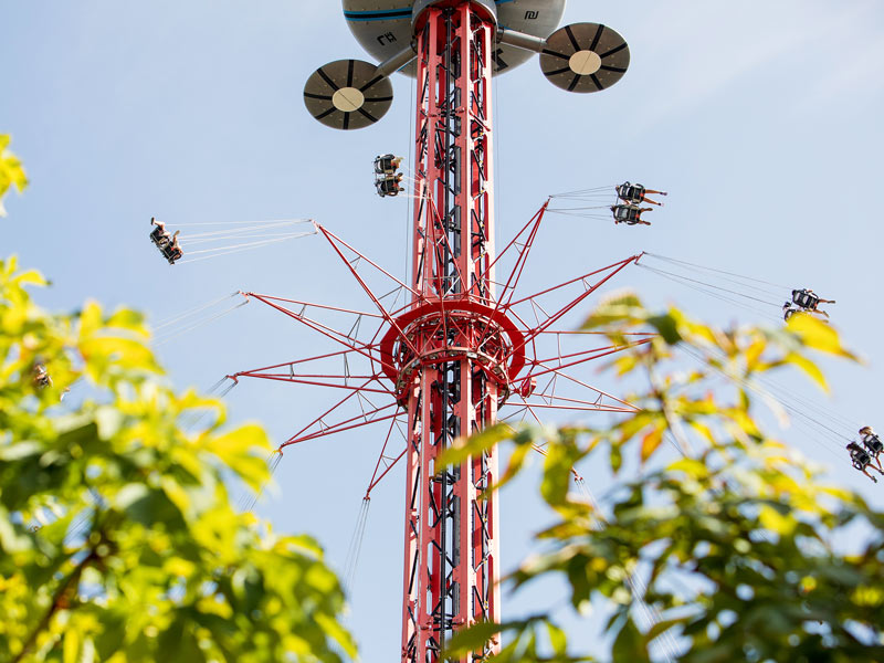 las cadenas en el parque de atracciones de madrid