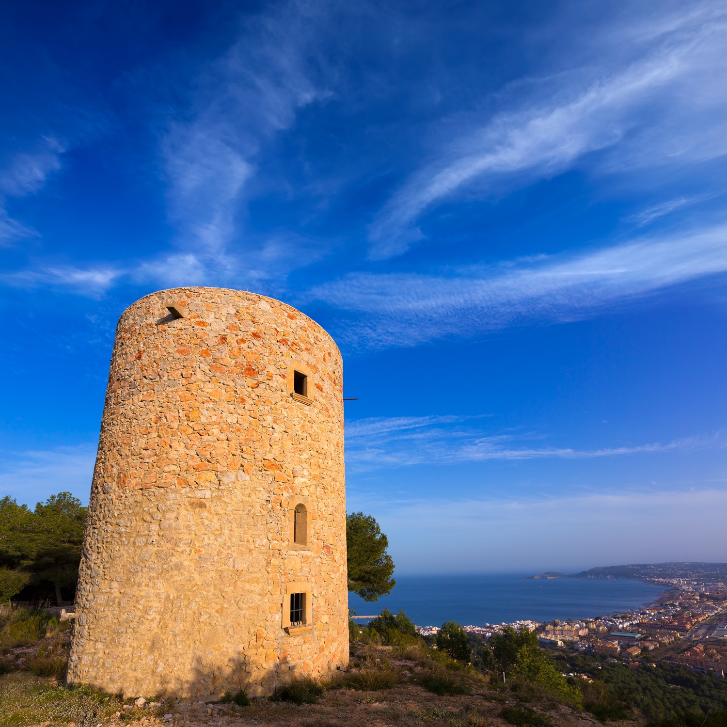 Molinos de la plana en Jávea