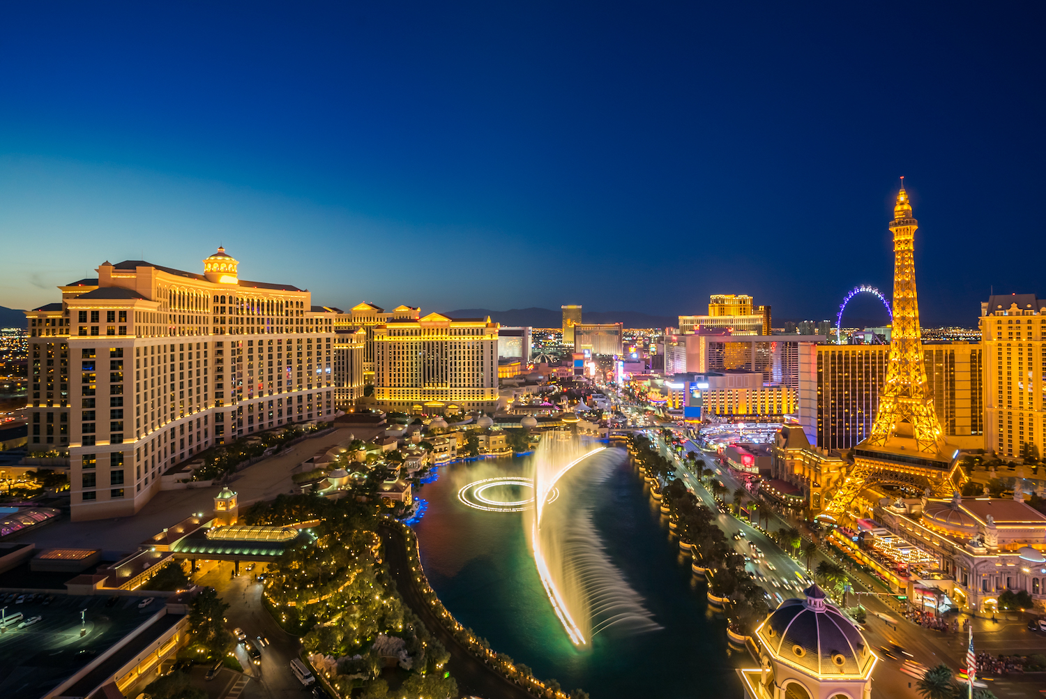 Foto aérea de Las Vegas